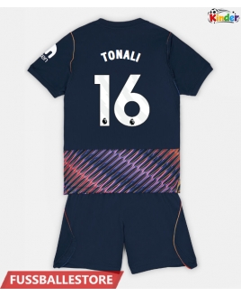 Günstige Tottenham Hotspur Sandro Tonali #16 Auswärts Trikotsatzt Kinder 2026-27 Kurzarm (+ Kurze Hosen)